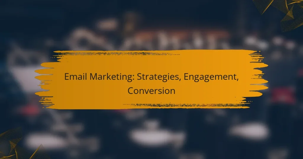 Email Marketing: Strategies, Engagement, Conversion