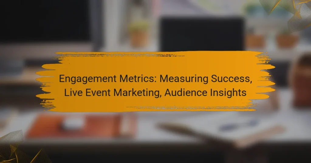 Engagement Metrics: Measuring Success, Live Event Marketing, Audience Insights
