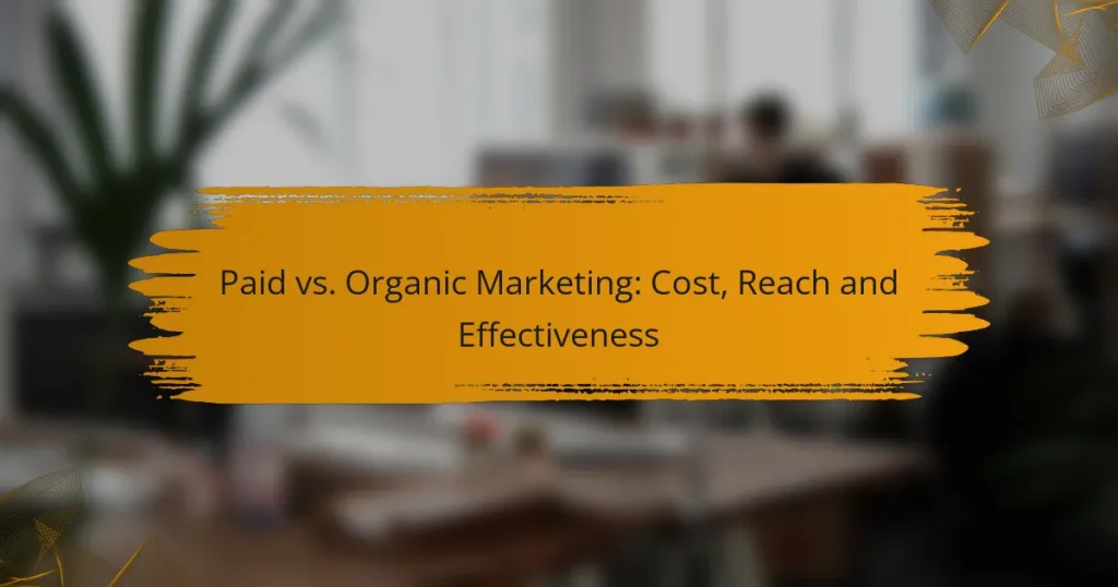 Paid vs. Organic Marketing: Cost, Reach and Effectiveness
