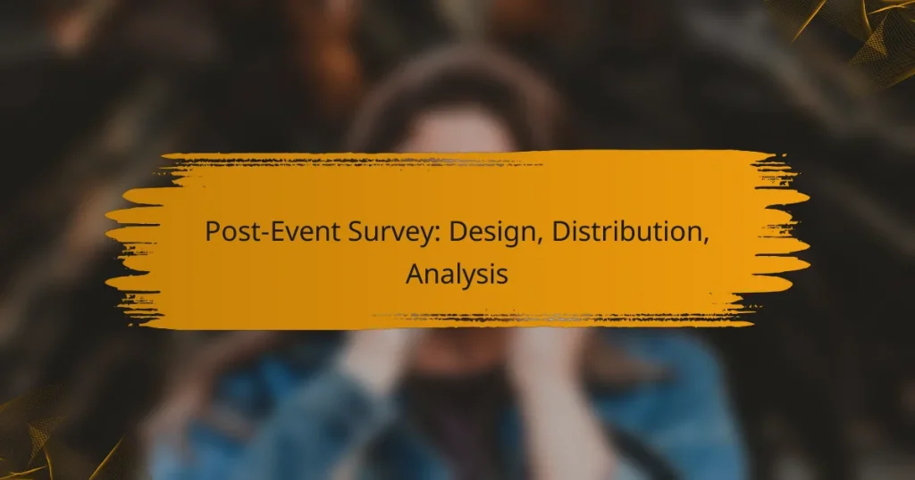 Post-Event Survey: Design, Distribution, Analysis