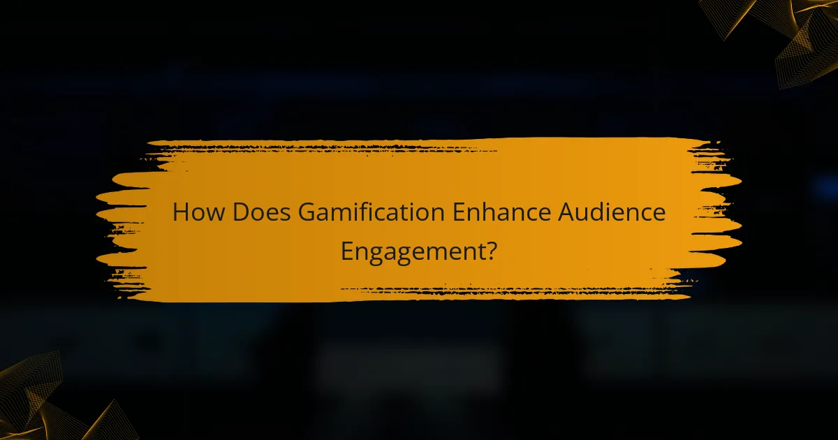 How Does Gamification Enhance Audience Engagement?