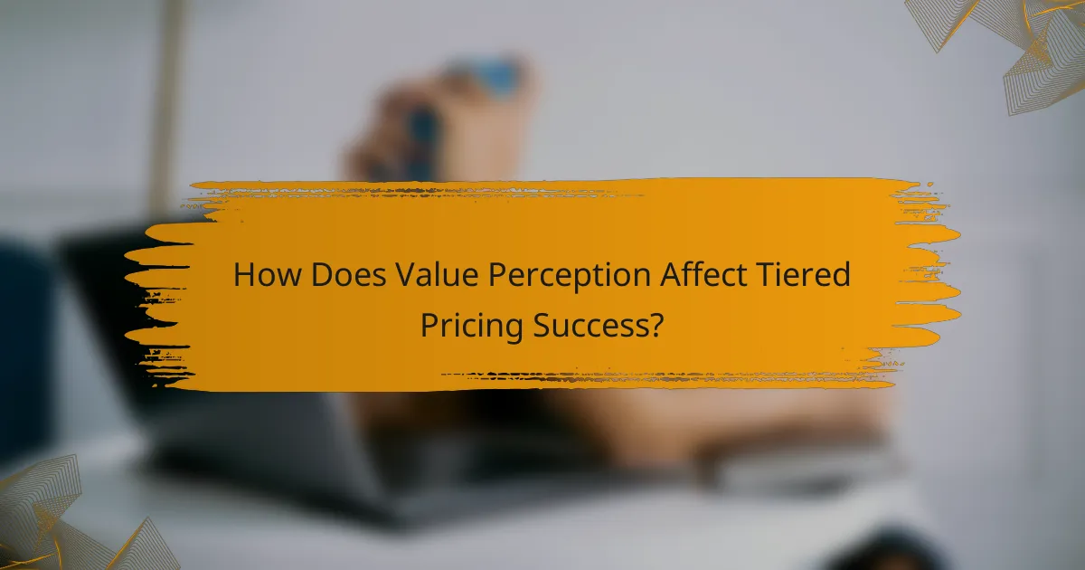 How Does Value Perception Affect Tiered Pricing Success?